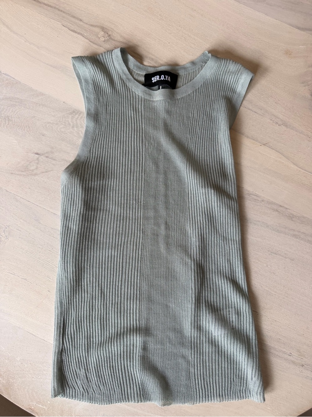 SER.O.YA. Tank top sheer
